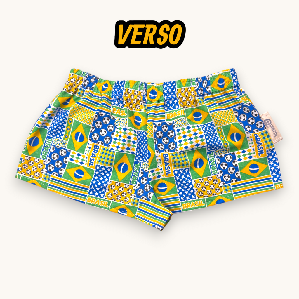 Mini-short Brasil Futebol – Pop Culture – Quintín