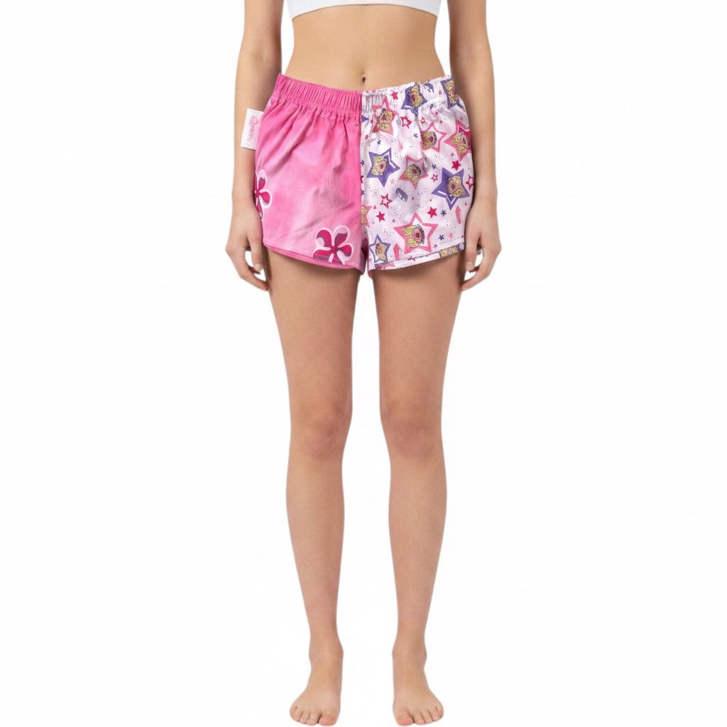 Mini-short Âge 2 Glace Rose n°4 – Pop Culture & Rose Bonbon – Quintín