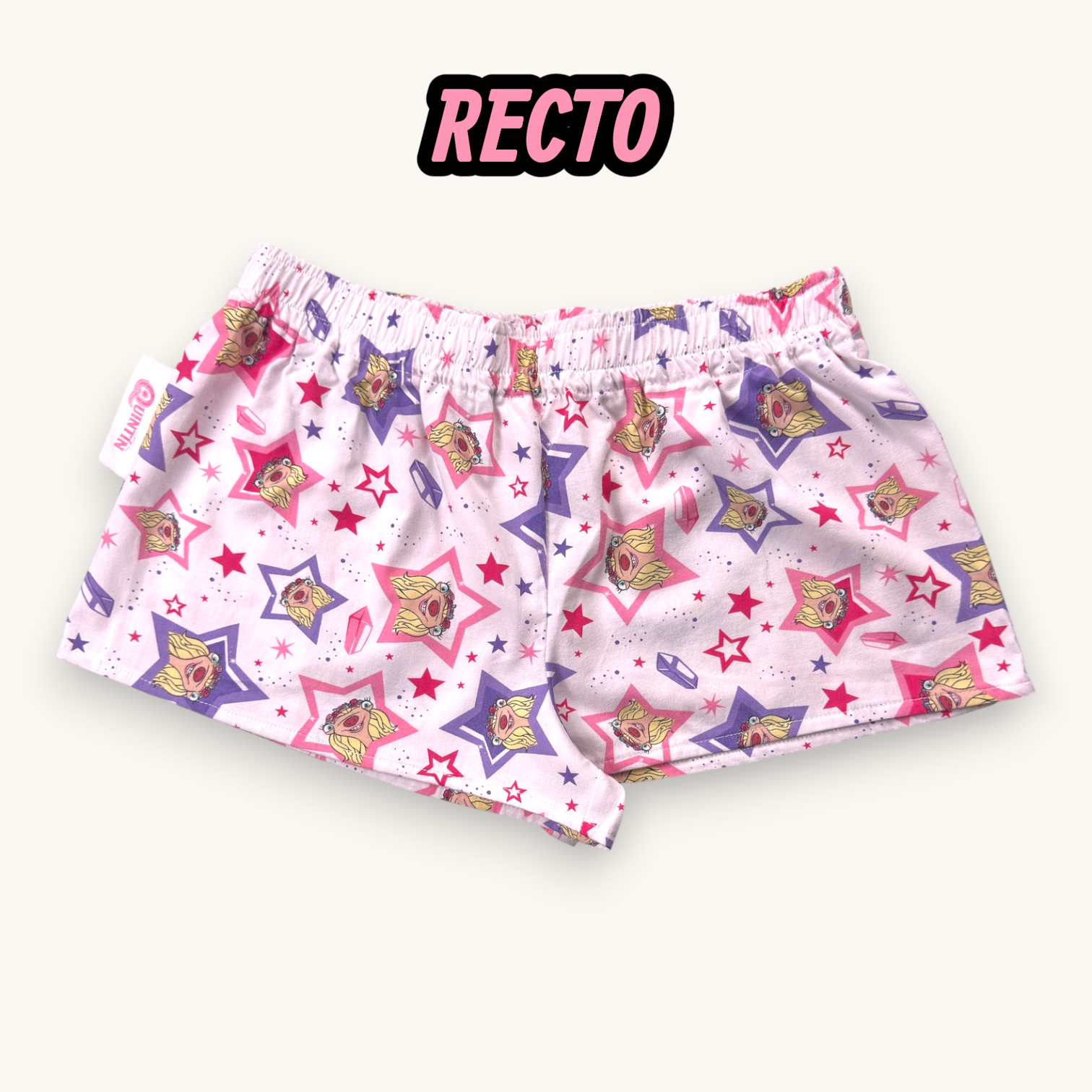 Mini-short Âge 2 Glace Rose n°3 – Pop Culture & Rose Bonbon – Quintín