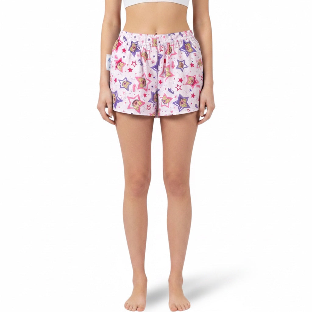 Mini-short Âge 2 Glace Rose n°3 – Pop Culture & Rose Bonbon – Quintín