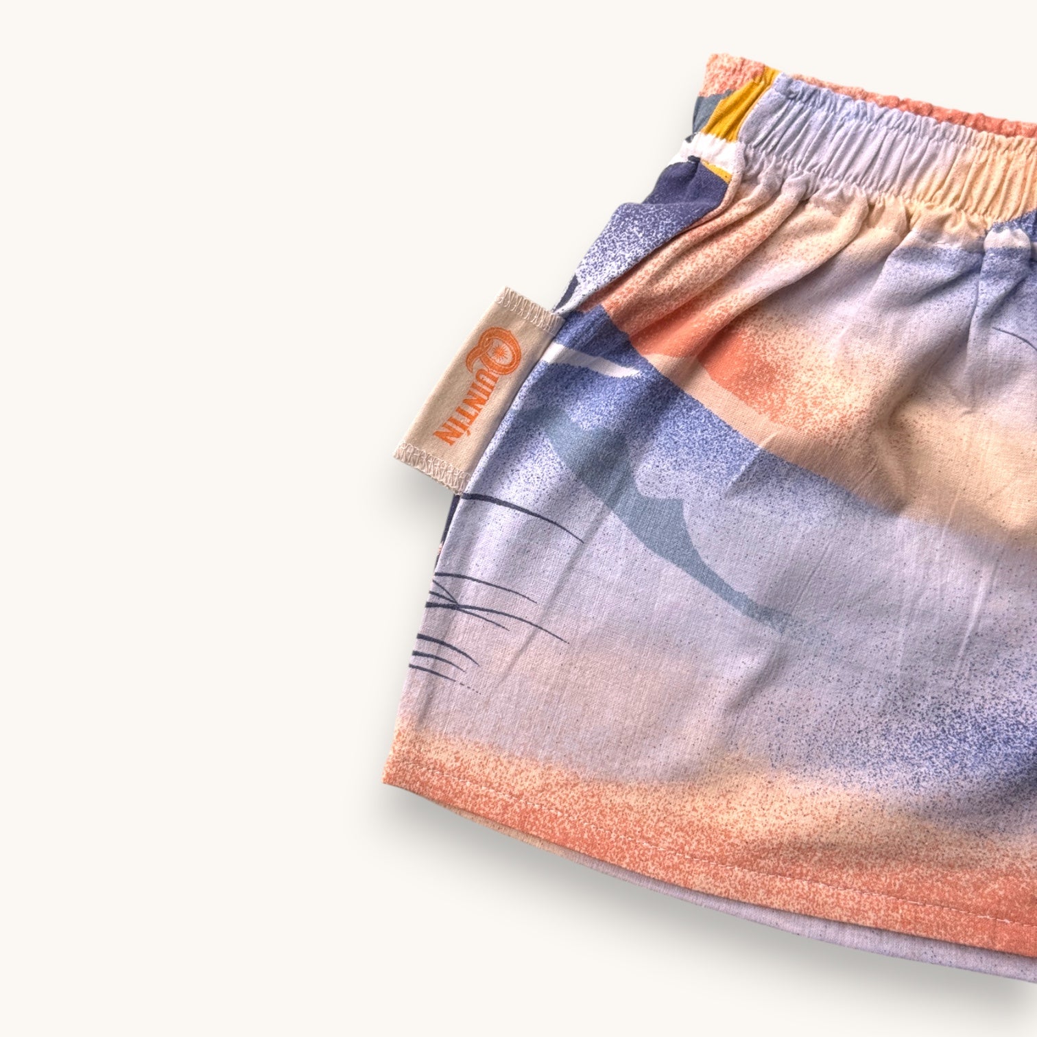 Mini-short Lagune Sunset – Collection Paysage – Quintín