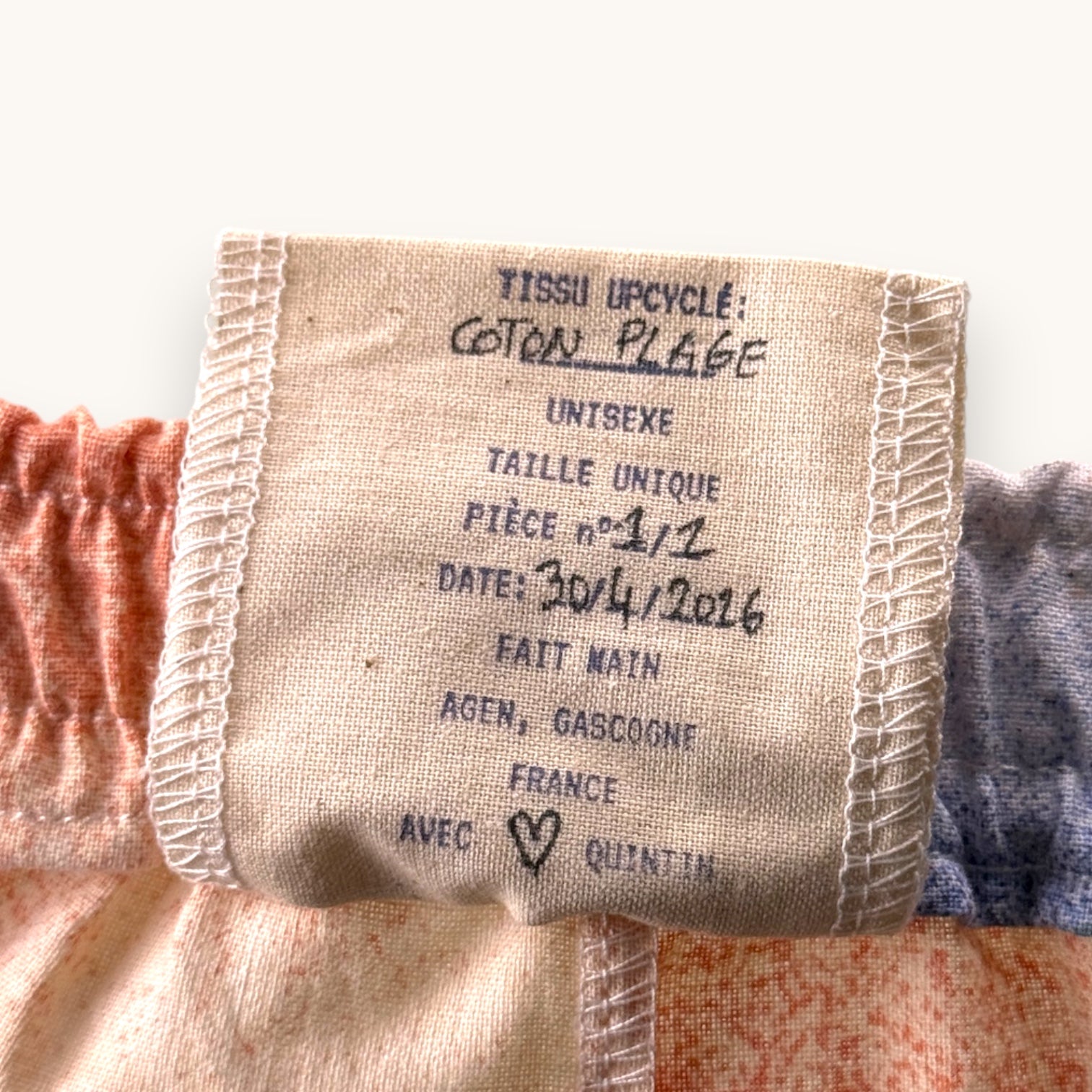 Mini-short Lagune Sunset – Collection Paysage – Quintín