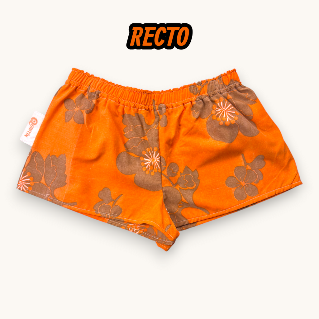 Mini-short Fleurs Seventies Caravane – Collections Fleurs & Années 70 – Quintín