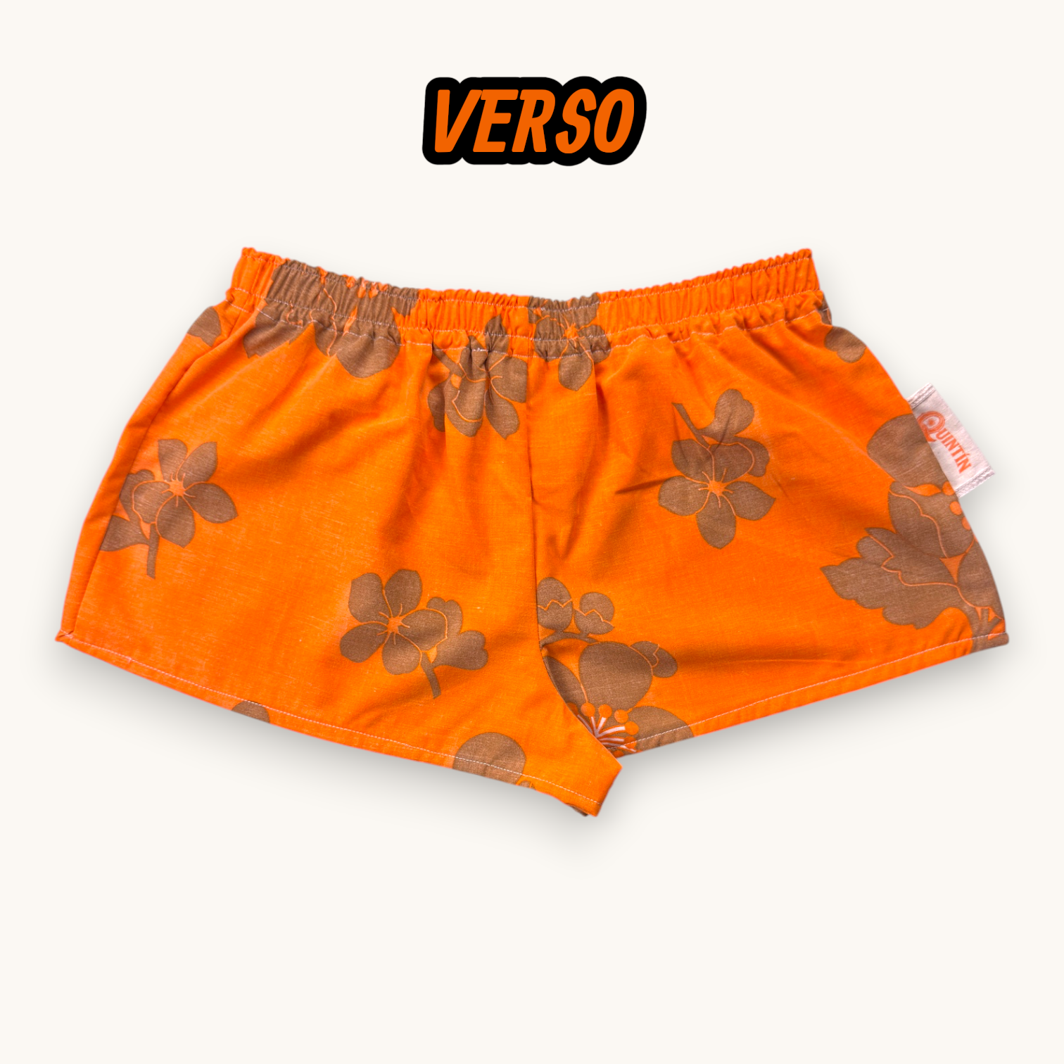 Mini-short Fleurs Seventies Caravane – Collections Fleurs & Années 70 – Quintín