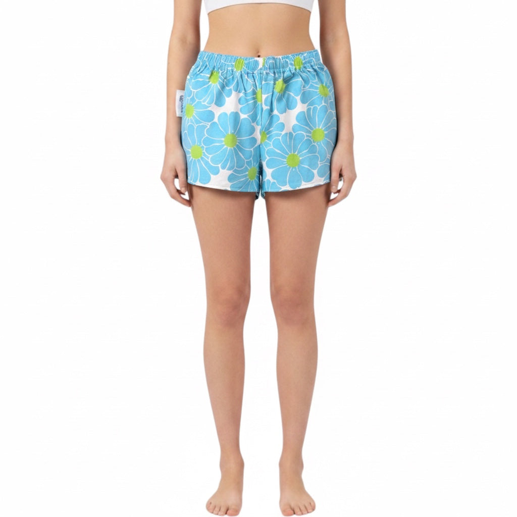 Mini-short Fleurs Pop Années 70 – Quintín