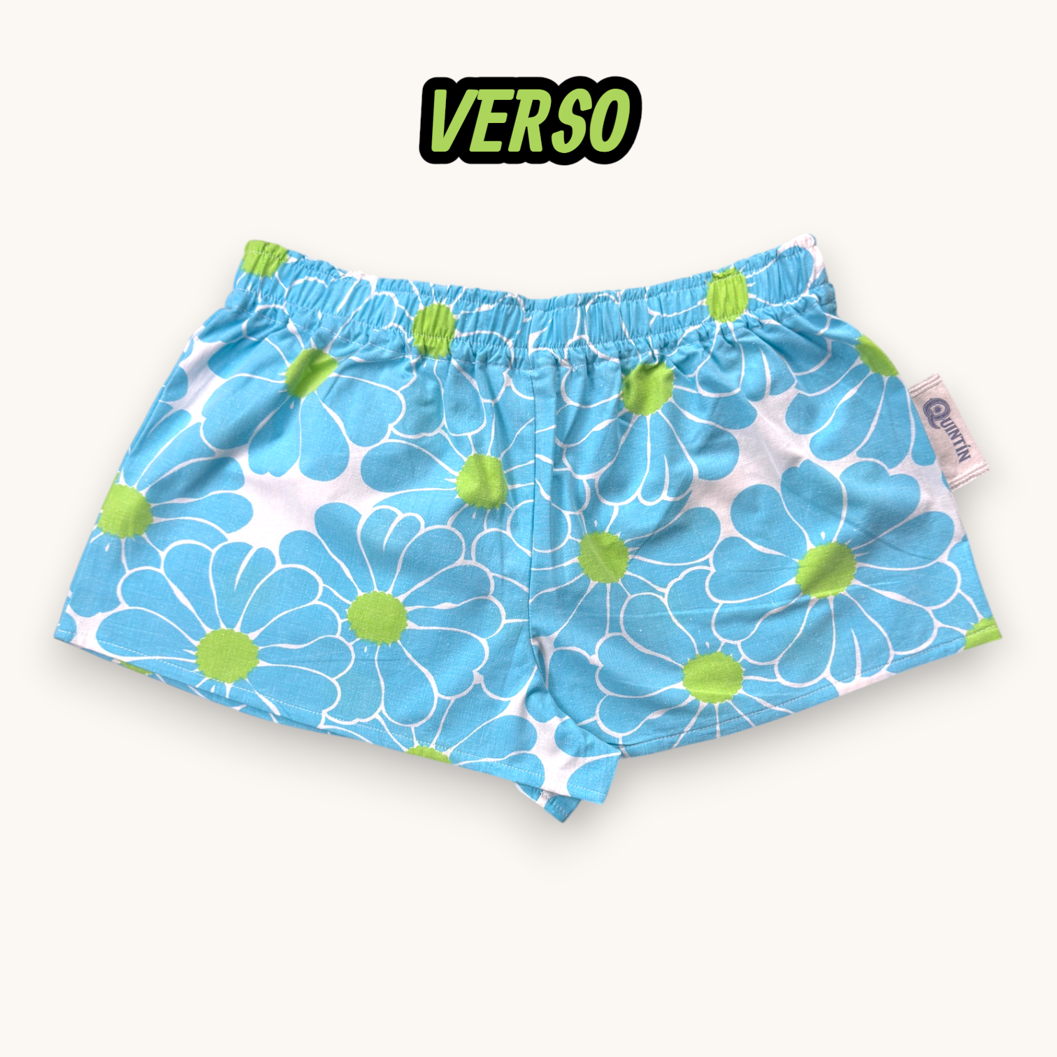 Mini-short Fleurs Pop Années 70 – Quintín