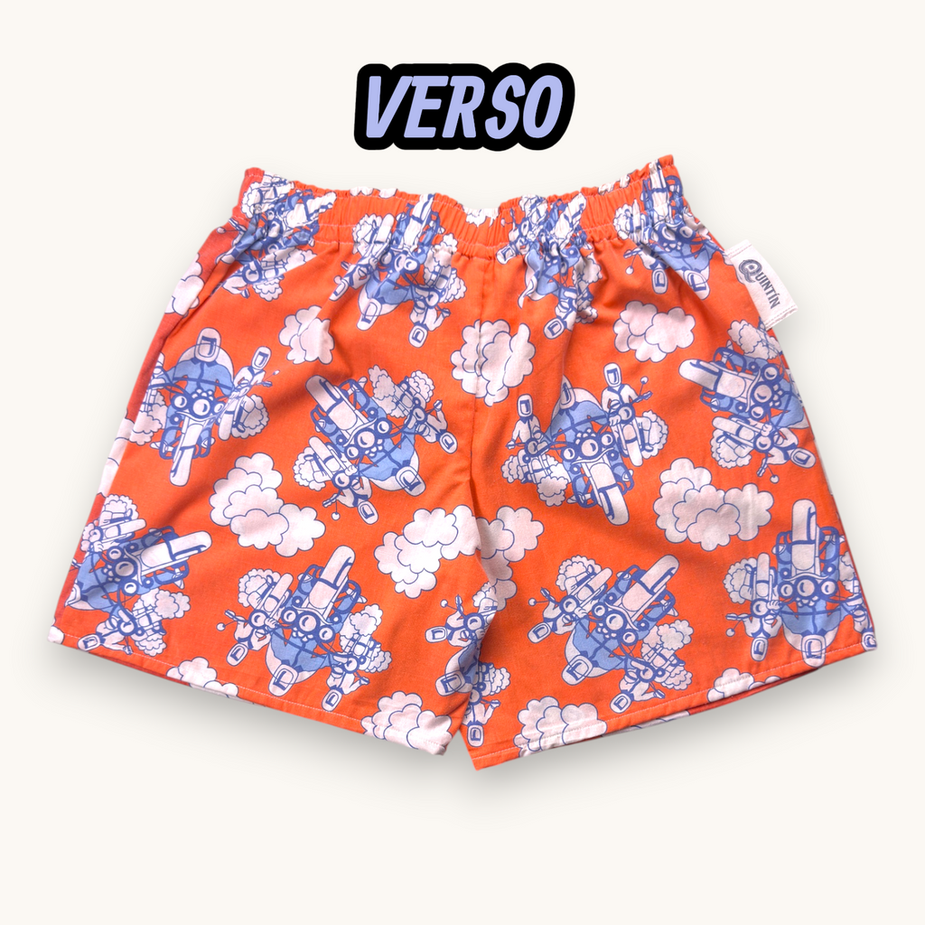 Short Long Moto Vintage – Collection Pop Culture – Quintín