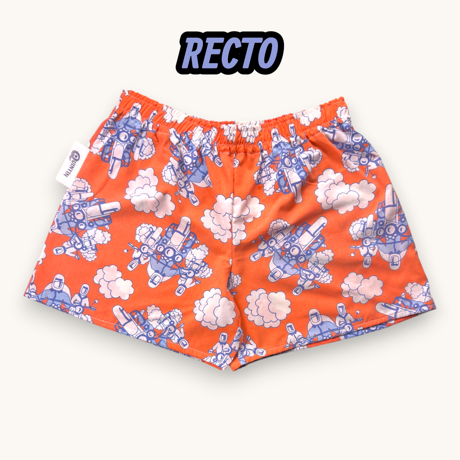 Short Parachute Moto Vintage – Collection Pop Culture – Quintín