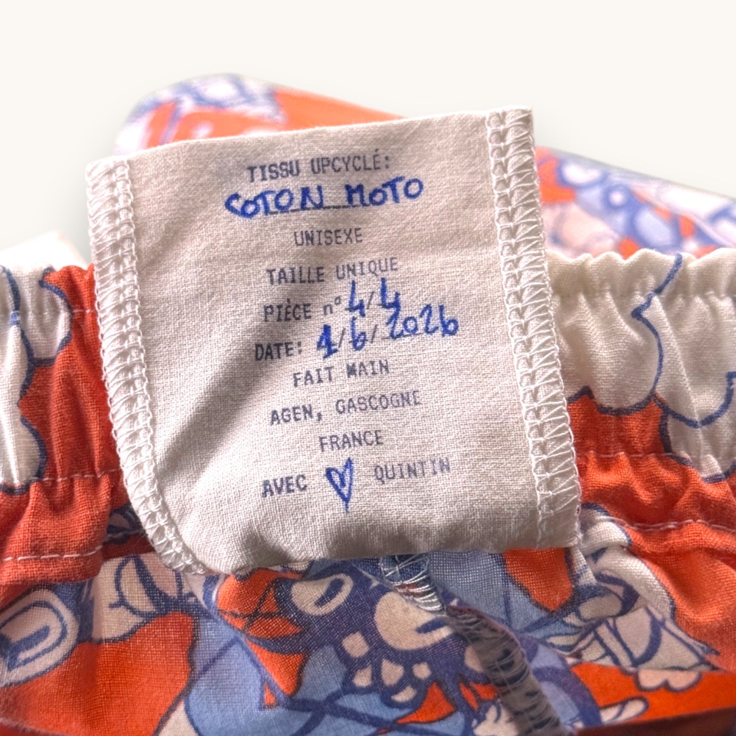 Short Parachute Moto Vintage – Collection Pop Culture – Quintín