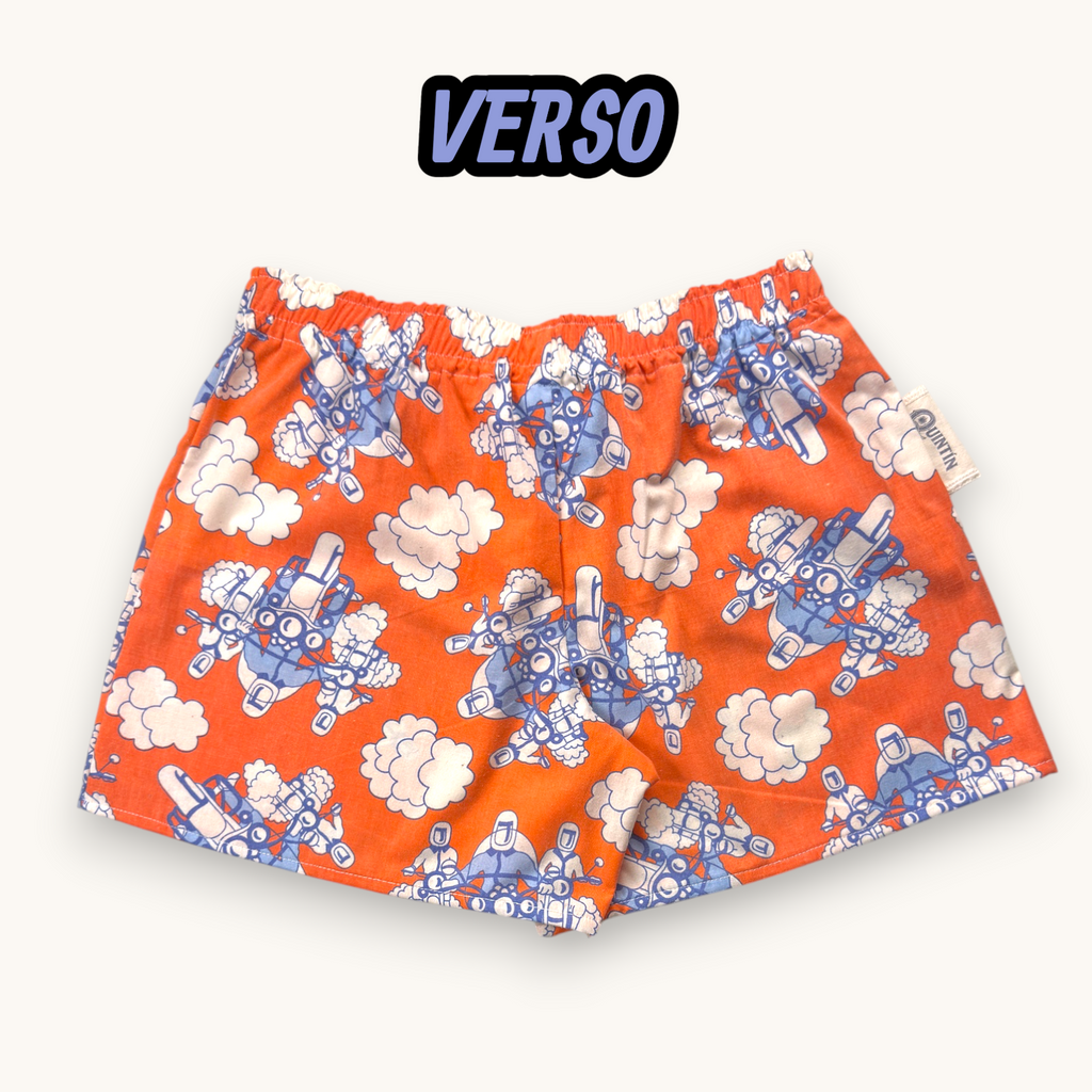 Short Parachute Moto Vintage – Collection Pop Culture – Quintín