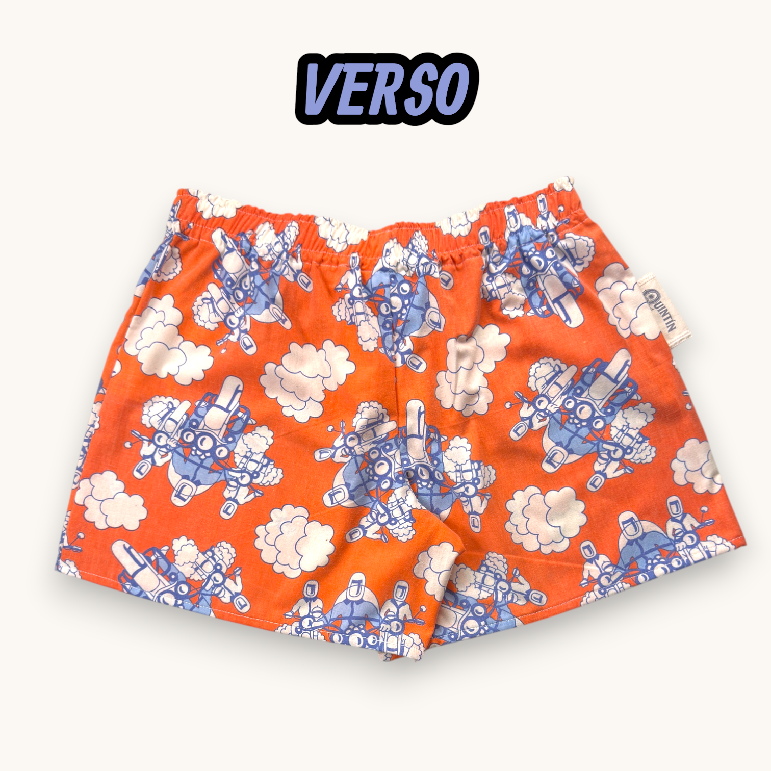 Short Parachute Moto Vintage – Collection Pop Culture – Quintín