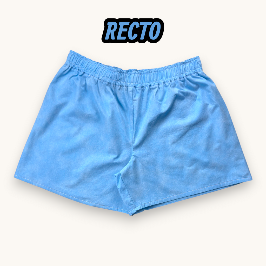 Short Parachute Bleu Piscine – Collection Couleurs Unies – Quintín