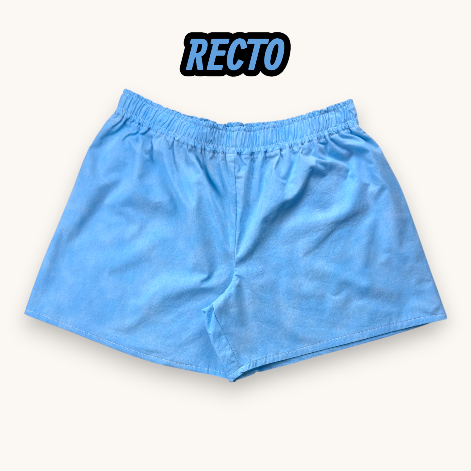 Short Parachute Bleu Piscine – Collection Couleurs Unies – Quintín