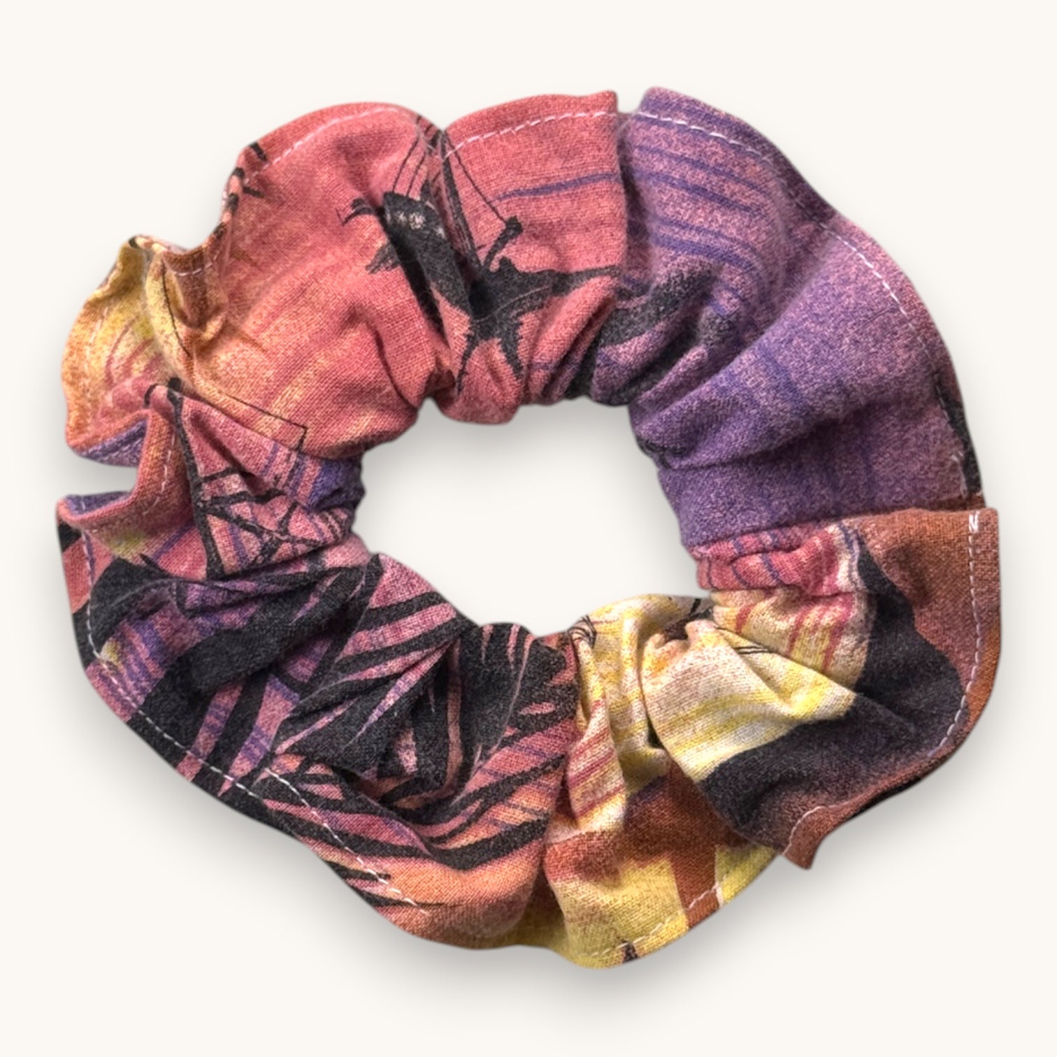 Maxi-Chouchou Tropic Sunset Vintage fait main upcyclé – Quintín