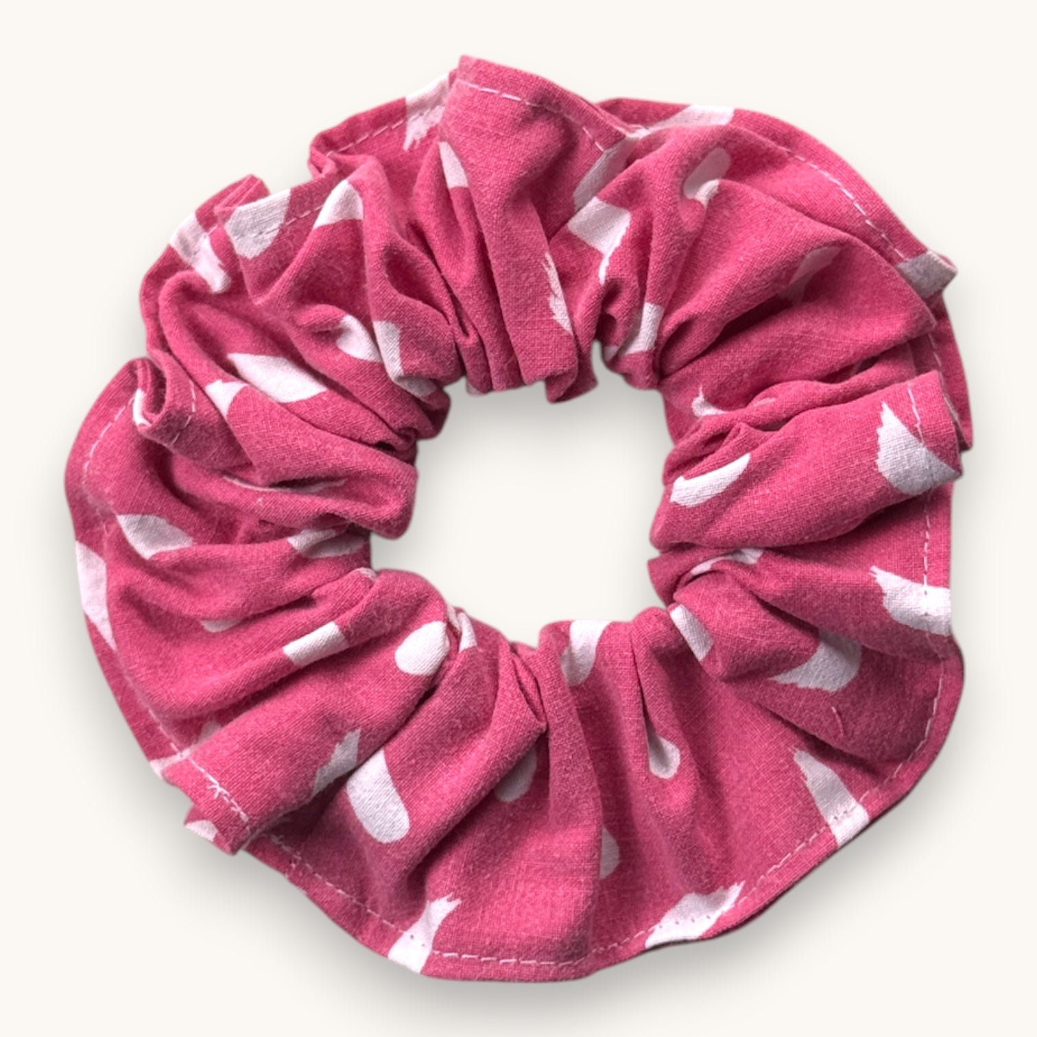 Maxi-Chouchou Rose Pinceau Vintage fait main upcyclé – Quintín