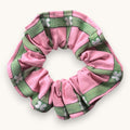 Maxi-Chouchou Rose & Vert Vintage fait main upcyclé – Quintín