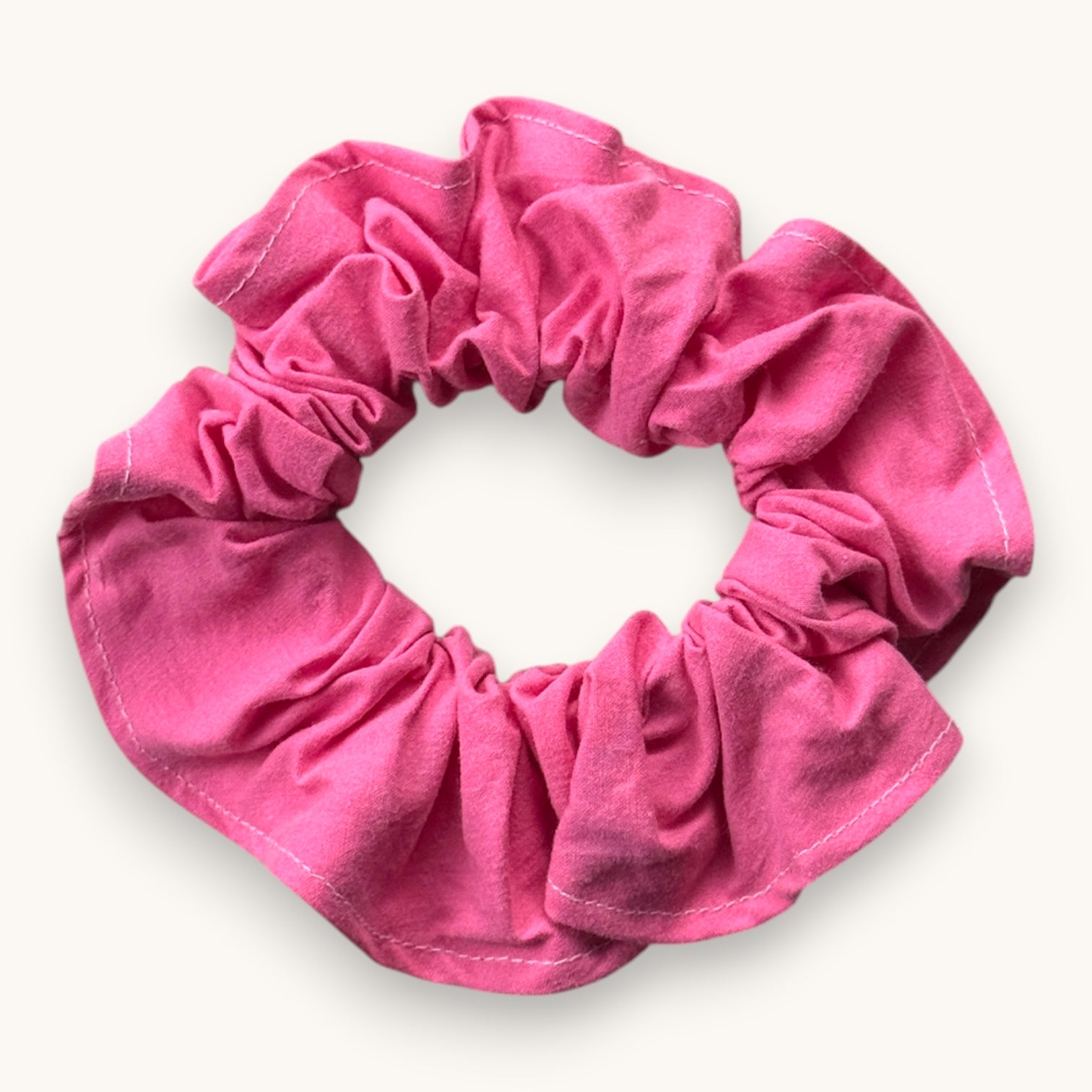 Maxi-Chouchou Rose Vif Vintage fait main upcyclé – Quintín