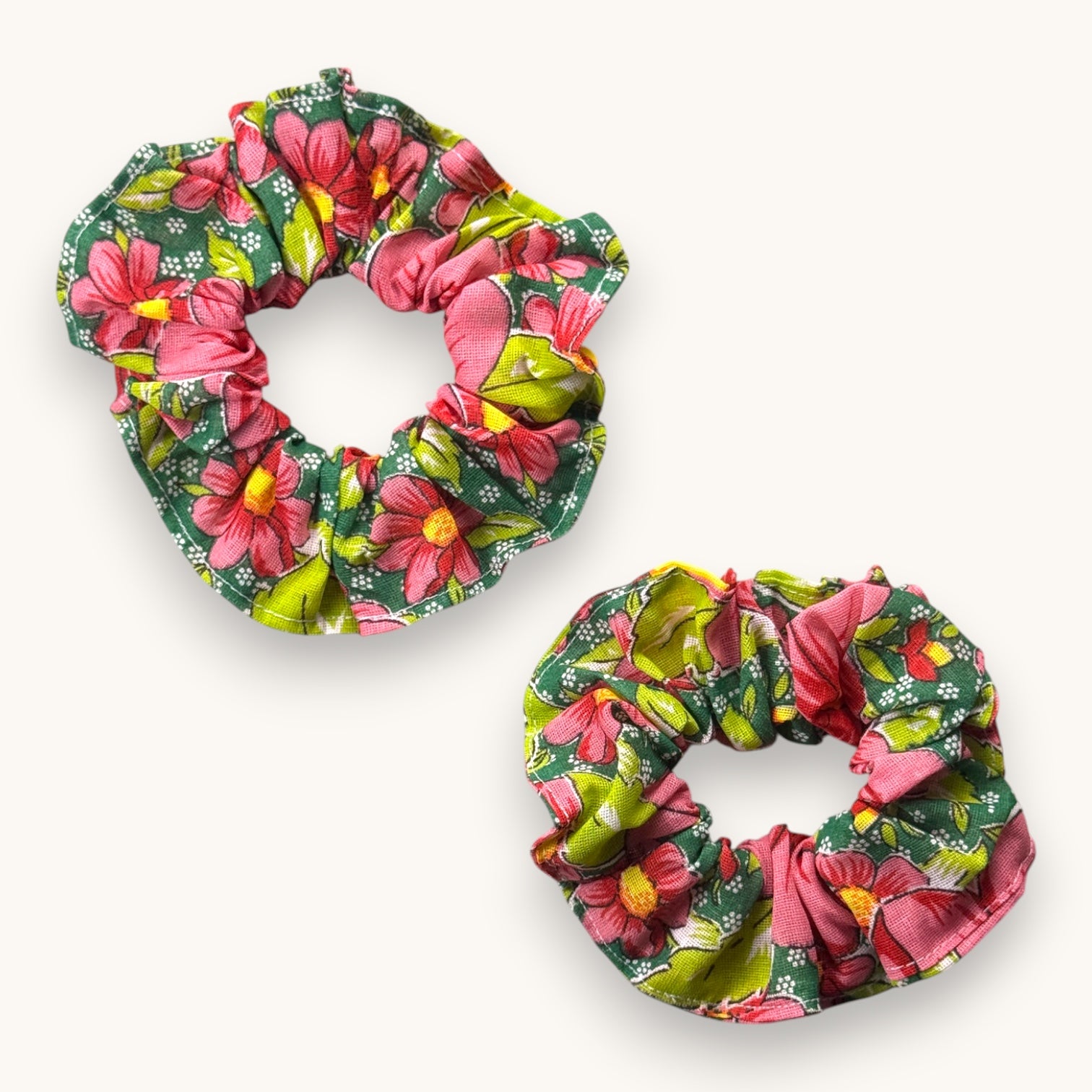 Maxi-Chouchou Chita do Brasil n°2 Fleurs Roses fait main upcyclé – Quintín