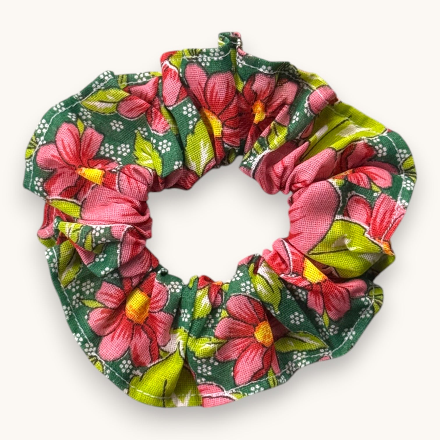 Maxi-Chouchou Chita do Brasil n°2 Fleurs Roses fait main upcyclé – Quintín