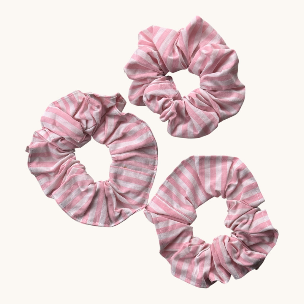 Maxi-Chouchou Rayé Rose fait main upcyclé – Quintín