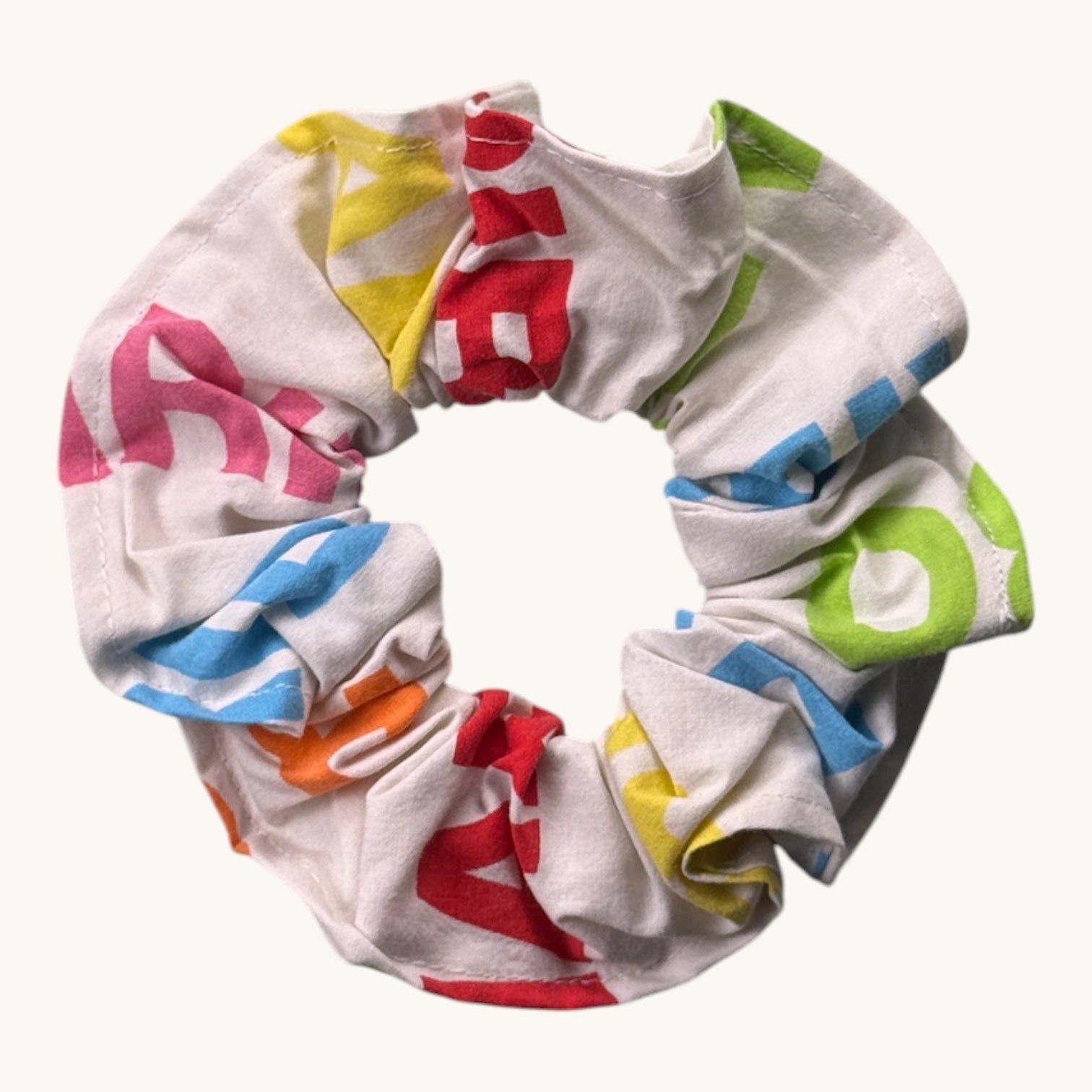 Maxi-Chouchou Haribo Multicolore fait main upcyclé – Quintín
