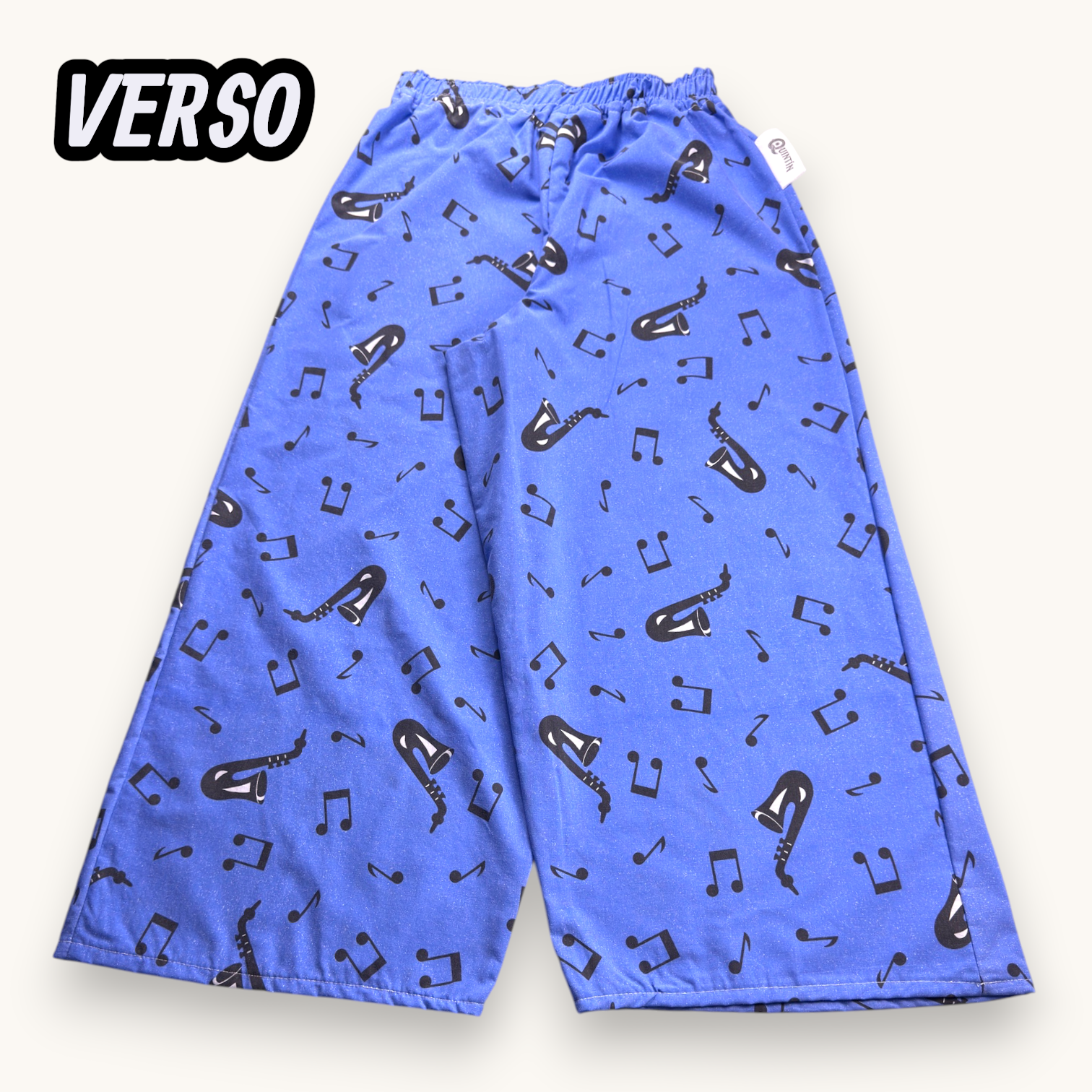 Pantalon Évasé Music & Saxo – Collection Pop Culture – Quintín