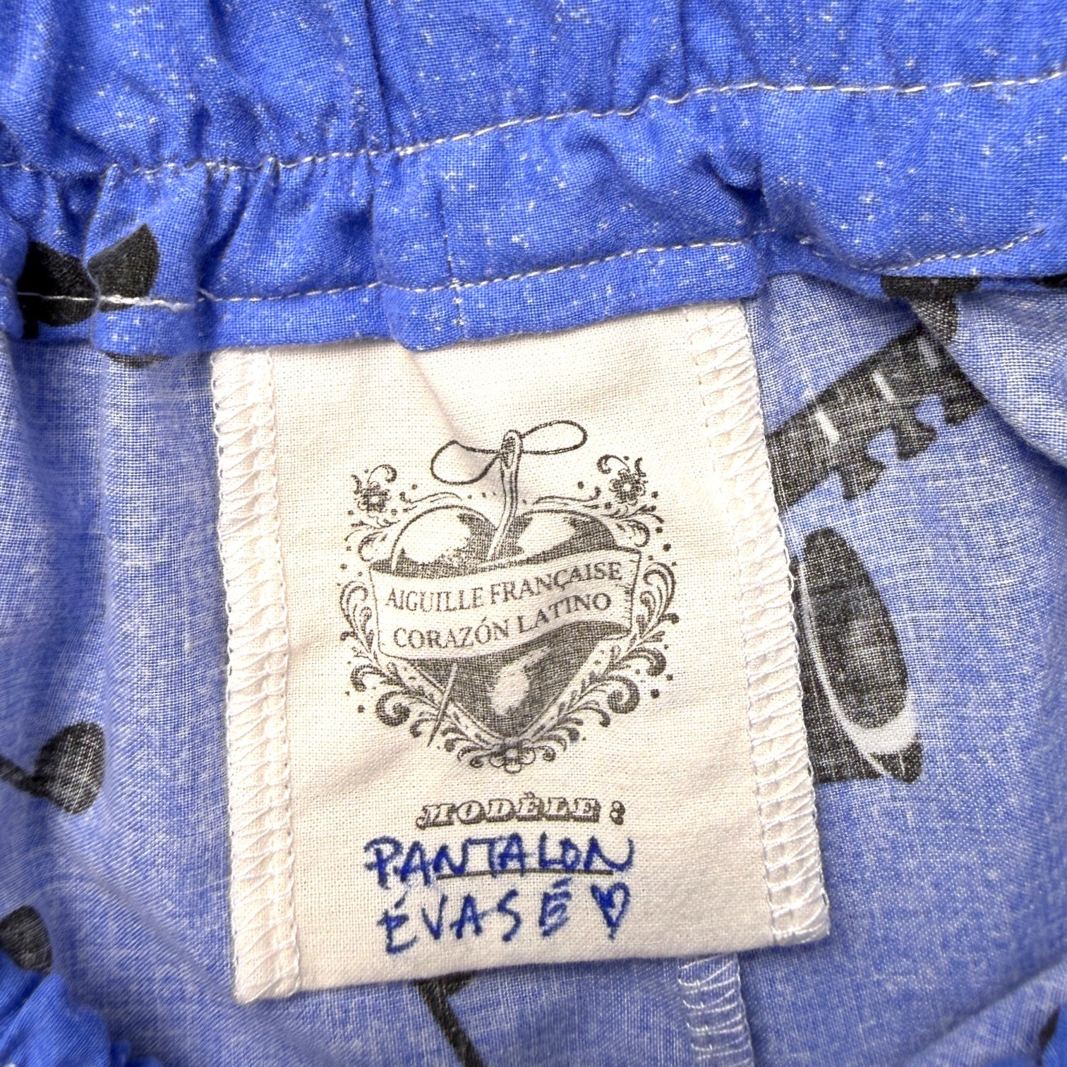 Pantalon Évasé Music & Saxo – Collection Pop Culture – Quintín