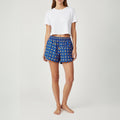 Shorts Paracaídas Retro Geométricos – Algodón Reciclado – Talla Única S a L – Unisex – Colección Años 70 – Quintín